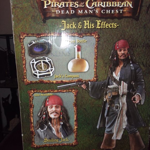 pirates of the carribean,   captain sparrow, disney 18 inch motion sound  figur - Picture 4 of 5